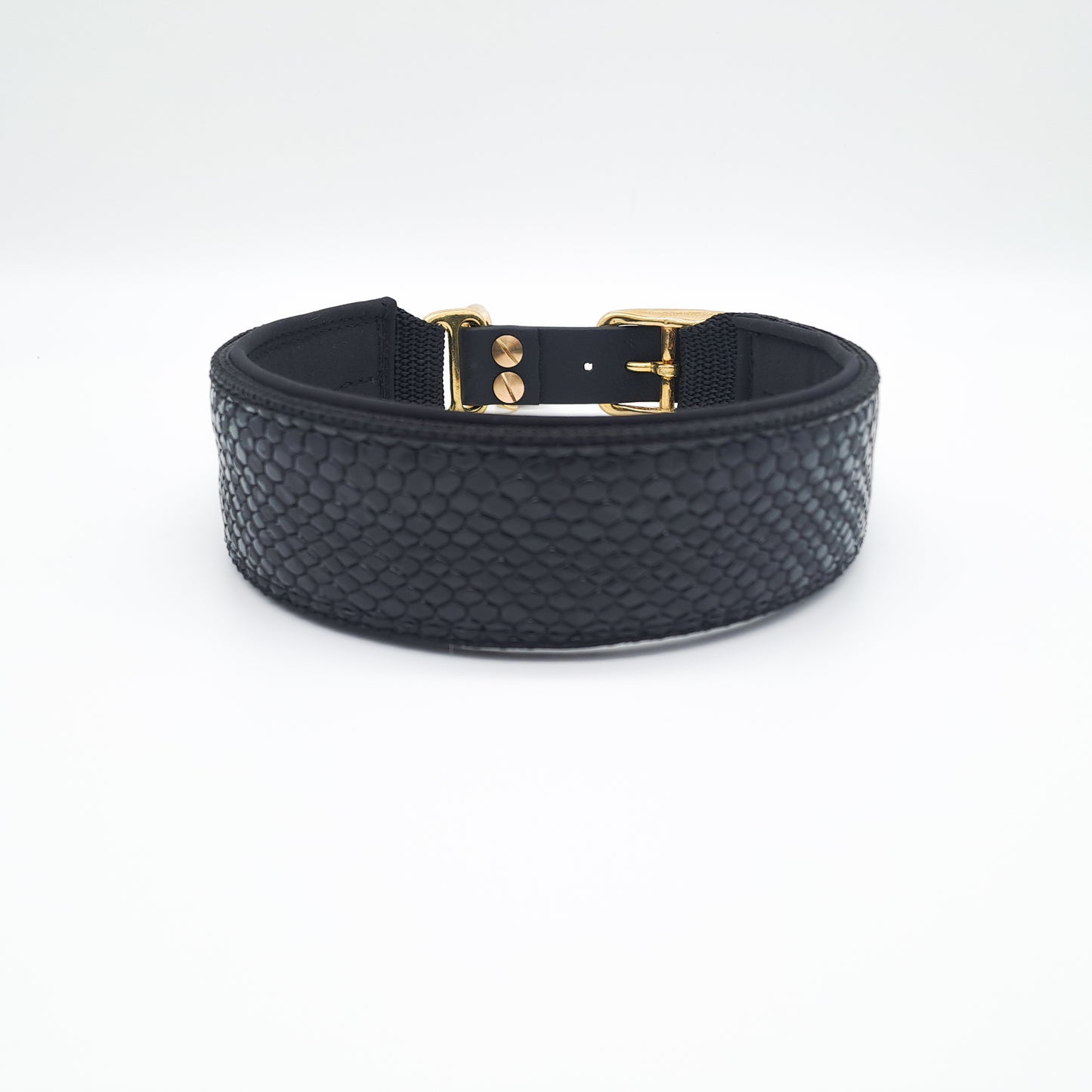 Halsband mit BioThane® Adapter 'Kunstleder' [25/40/50mm]