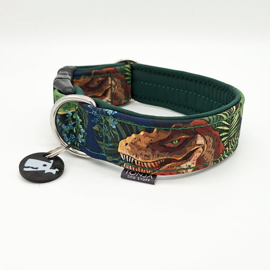 Halsband 'Softshell'  T-Rex [30mm] HU: 26 -35cm