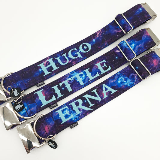 Softshellhalsband 'Galaxy LILA' mit Stick